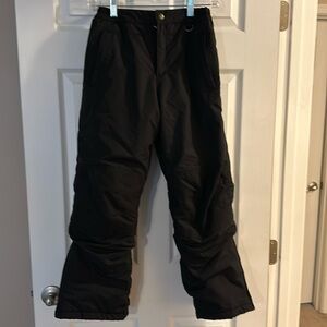 Lands’ End Kids ski/snow pants. Size 12. Black.